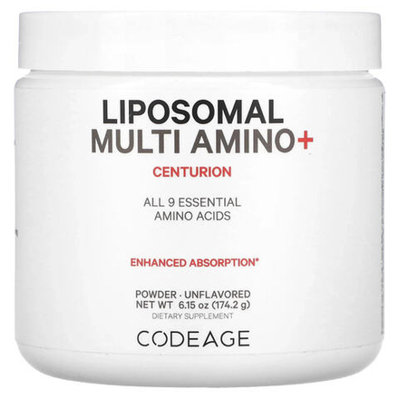 Codeage, Liposomal Multi Amino + Powder, Sport, без добавок, 174,2 г (6,15 унции)
