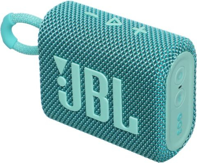 Колонка портативная JBL GO 3, 4.2Вт, бирюзовый [jblgo3teal]
