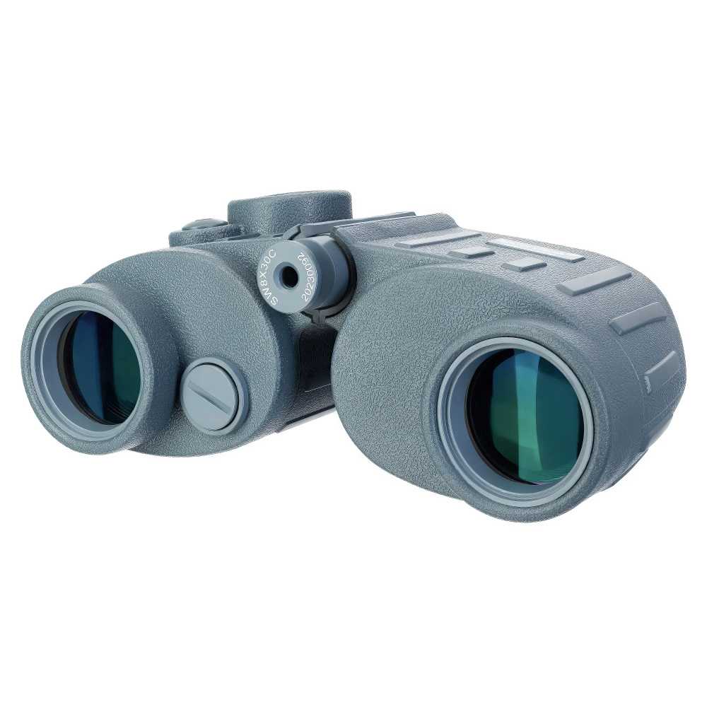 Бинокль Levenhuk Nelson 8x30 - вид сбоку с линзами