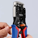 Инструмент для опрессовки штекеров типа Western чернёные 200 мм Knipex 97 51 12 SB