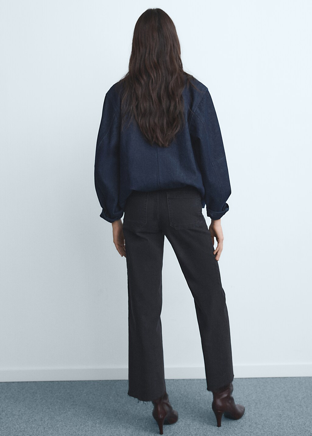 Джинсы-кюлоты Catherin с высокой талией