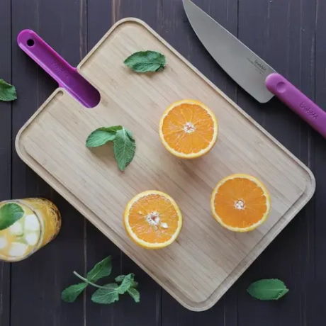 Доска разделочная 43x24x2.4см Trebonn Chopping boards and Knives фиолетовая