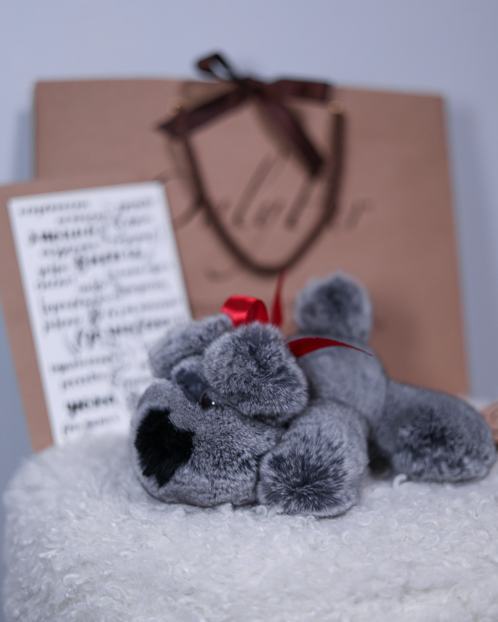 Собака Шанель маленькая (серая)