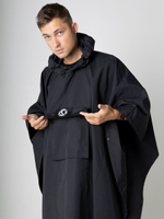 Плащ-палатка дождевик черный Город Горький