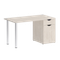 Home Office Стол письменный VR.SP-3-138.1 Денвер Светлый/Хром 1380*720*750