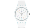 SWATCH Unisex White Watch SUOS404