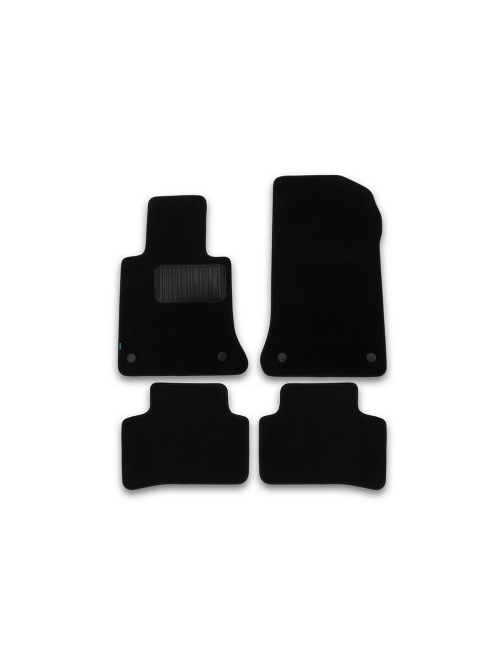 Коврики в салон для MERCEDES-BENZ GLK-Class X204 АКПП 2008-2012, 2012-2015, внедорожник , 4 шт. (текстиль) KLEVER03342222110KH