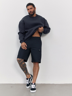 Свитшот с начесом (графит)