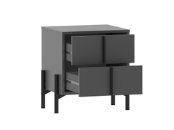 НМ 040.30 тумба прикроватная Тео Антрацит