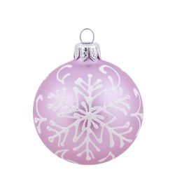 Элита НФШ-1630/4 Ел.украшение Шар «Белая снежинка» 60 мм