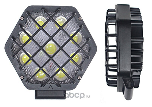 Фара светодиодная дополнительная 9 LED 27W 138*124*53 дальний (Nord Yada)