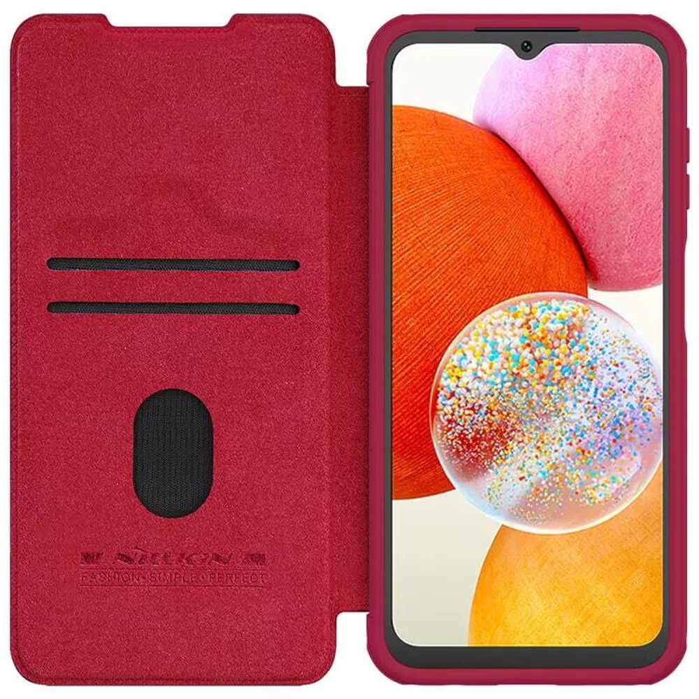 Кожаный чехол-книжка Nillkin Leather Qin Pro для Samsung Galaxy A24