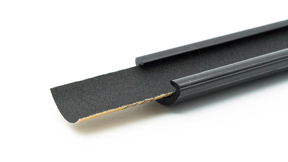 Махровка- триммер 9" для наклейки (черная)