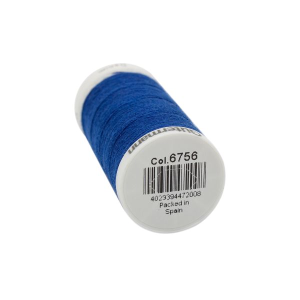 Нитки для джинсовых тканей Gutermann Denim 50 (100 метров), 5 кат. | 6756 синий