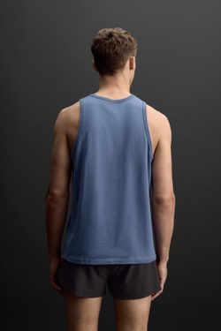 ZARA МАЙКА, ВЫЦВЕТШИЙ СИНИЙ