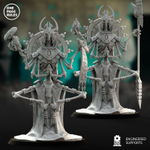 Xenos Armies Necrons Cryptek Chronomancer 1 шт. миниатюра для dnd, днд, pathfinder, фентези, Настольная игра, НРИ, Варгейм, РПГ