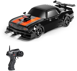 Радиоуправляемая машина для дрифта HB Ford Mustang (4WD, свет, пар, акб, 1:16) - SC16A04-1 черный