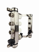 Коллекторная группа с расходомерами САРМАТ 1"x3/4" 3 вых. нерж с в /о SS2200 (CN)