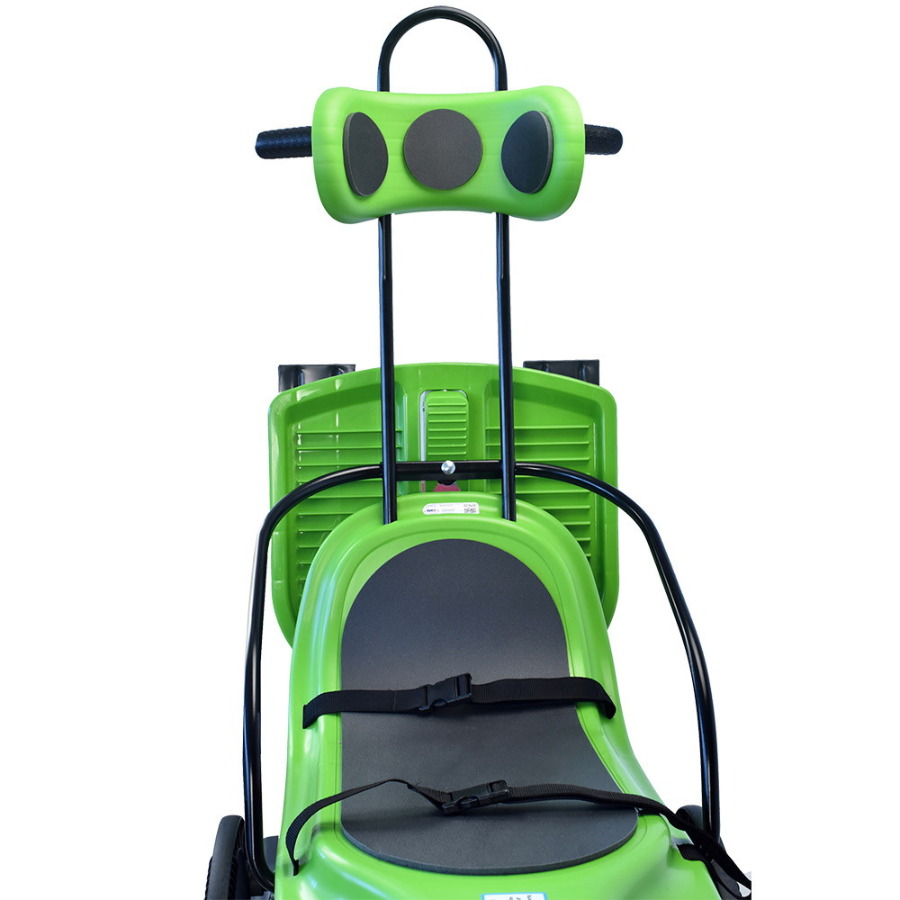 Санки KHW Snow Comfort 20314 Green/Салатовый (тормоз, спинка, прицеп)
