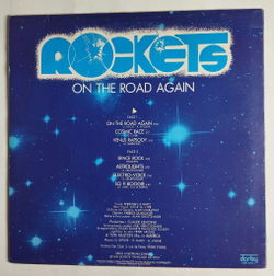 Винтажная виниловая пластинка LP Rockets On The Road Again (Italy 1978) Poster