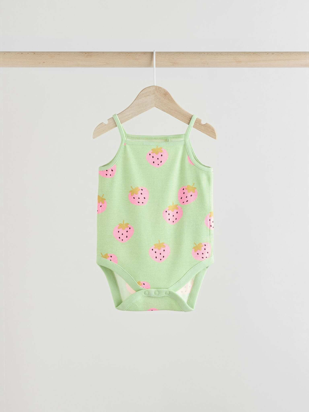 Боди без рукавов для малышей Next E58-050, 5 шт., Салатовый, Розовый, Бежевый