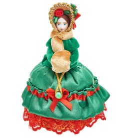 Народные промыслы RK-734/ 5 Кукла-шкатулка «Дама с муфтой»