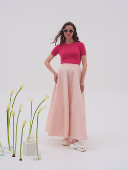 Футболка вязаная