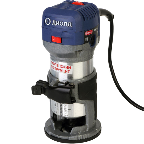 Фрезер ручной Диолд МЭФ-0,75, 750 Вт, 10000-30000 об/мин, цанга 8 мм