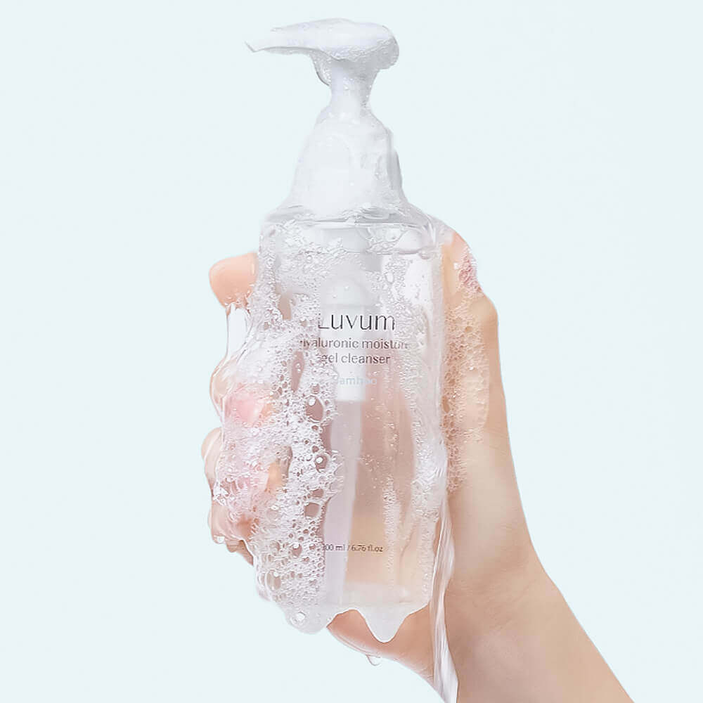 LUVUM Hyaluronic Moisture Gel Cleanser Bamboo гиалуроновый гель-пенка для умывания (мини)