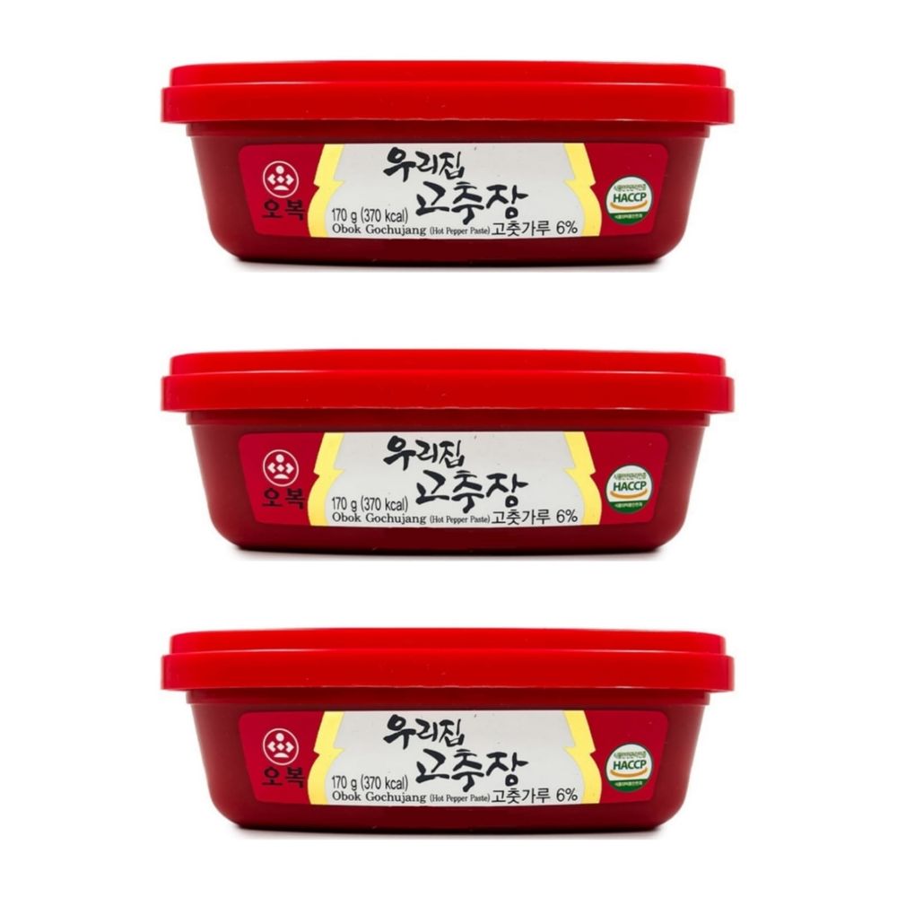 Перцовая паста Obok Soybean Paste Кочудян 170 г, 3 шт