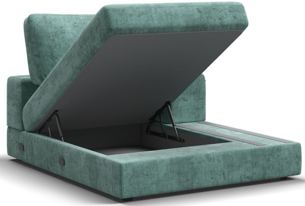 Босс Модуль оттоманка правая Шенилл Глосс минт