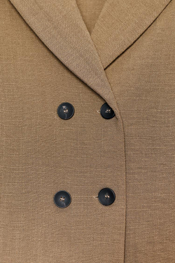 ZARA КОРОТКАЯ РУБАШКА С ЗАПАХОМ, КОРИЧНЕВЫЙ