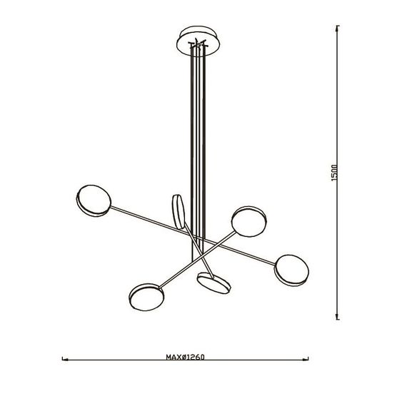 Подвесная светодиодная люстра Romatti Cullinan Riccio L11143