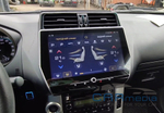 Магнитола для Toyota Land Cruiser Prado 150 2014-2017 (низкая комплектация) - Carmedia ZF-3009FL на Android 10, 6Гб+128Гб, 4G SIM-слот, CarPlay