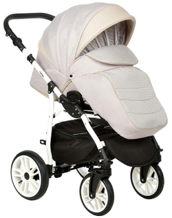 Детская коляска Indigo Indigo New 3 в 1 In01 бежевый