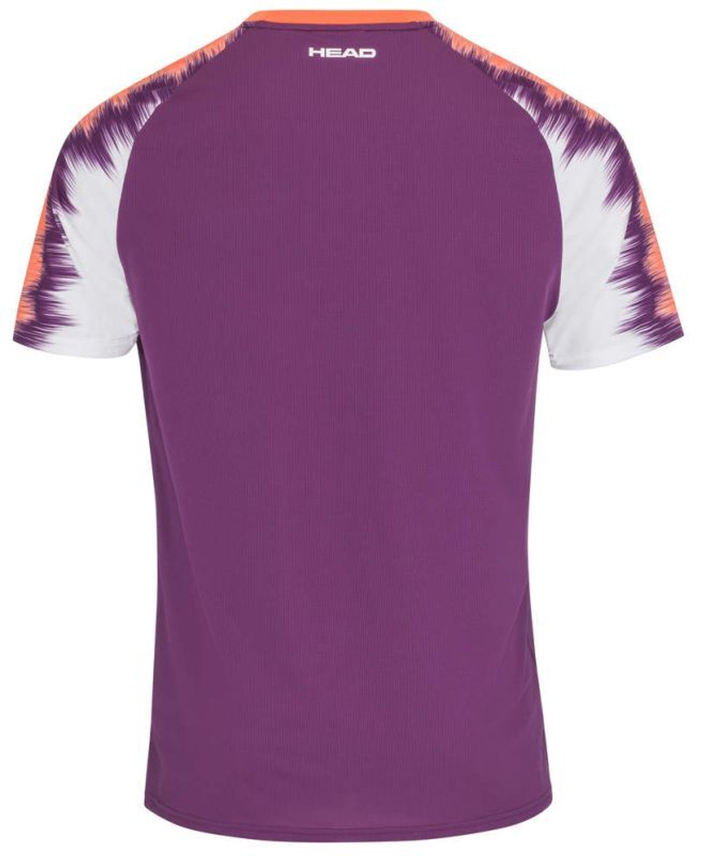 Мужская теннисная футболка Head Topspin T-Shirt - Фиолетовый