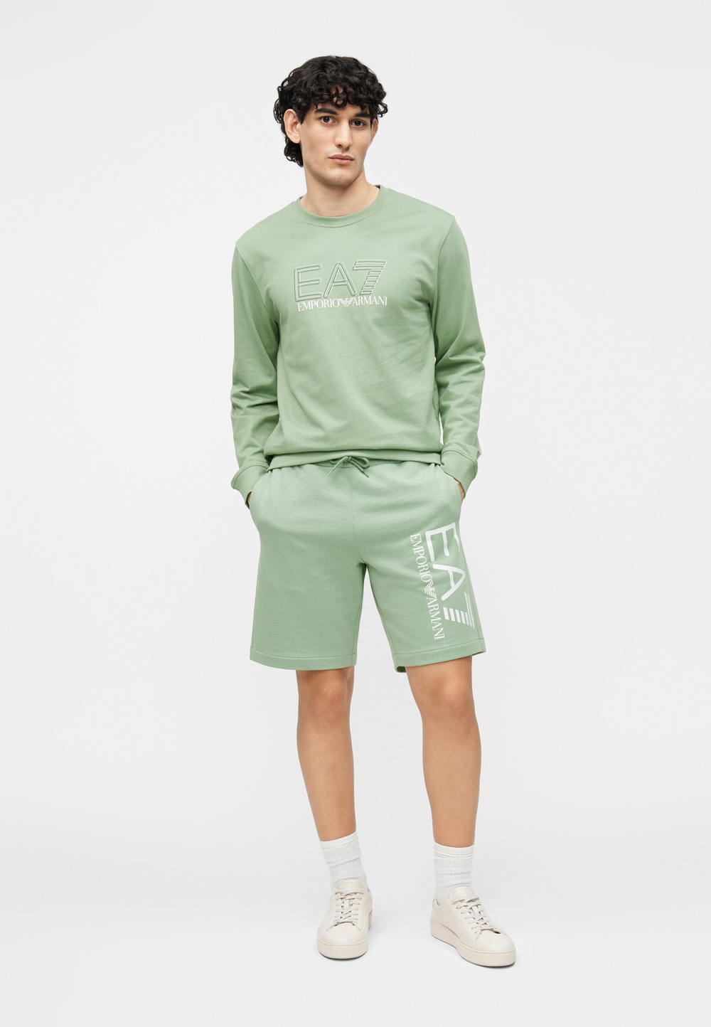 EA7 Emporio Armani UNISEX - Толстовка - Зелёный