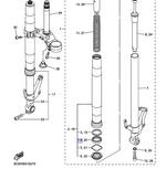 Сальник вилки Yamaha 4PU231450100