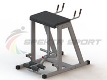 Обратная гиперэкстензия Spektr Sport с отягощением (свободный вес)
