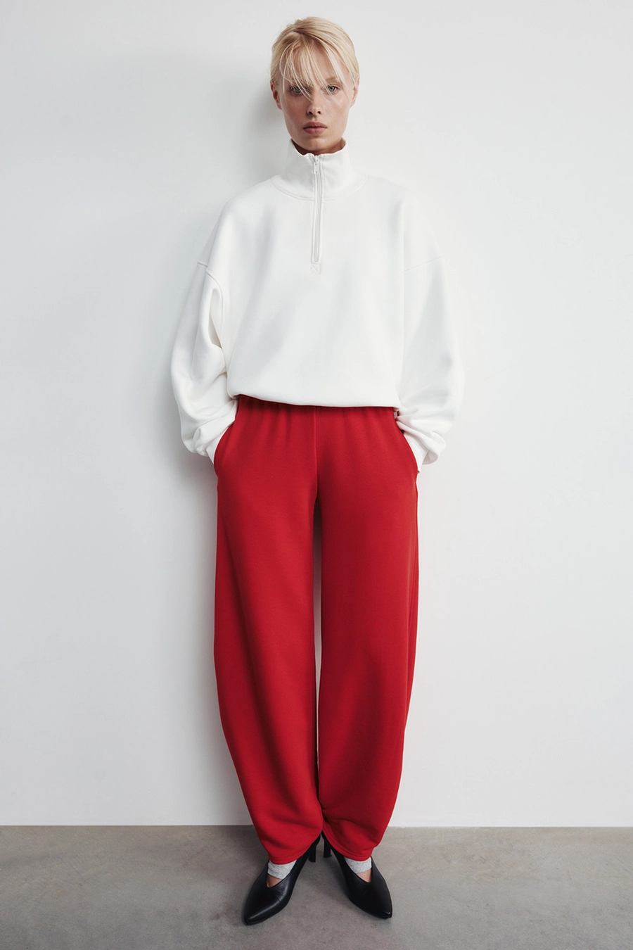 Штаны бананы Красный