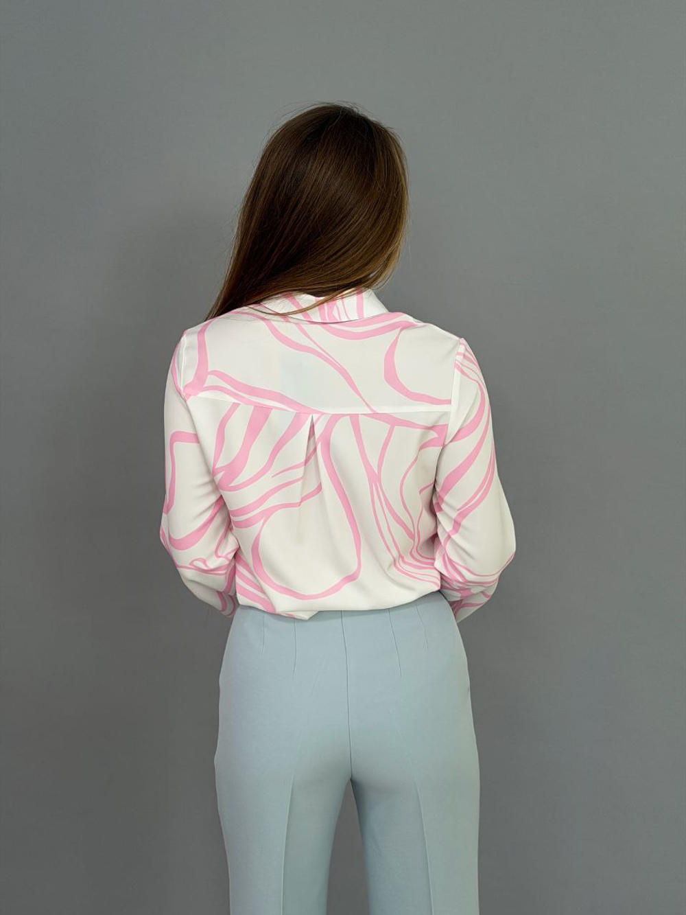 Блузка женская с принтом М-1352