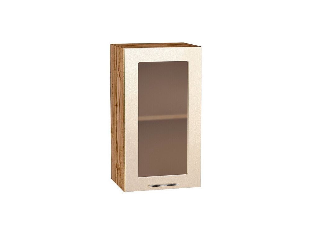 Шкаф верхний с 1-ой остекленной дверцей Валерия-М