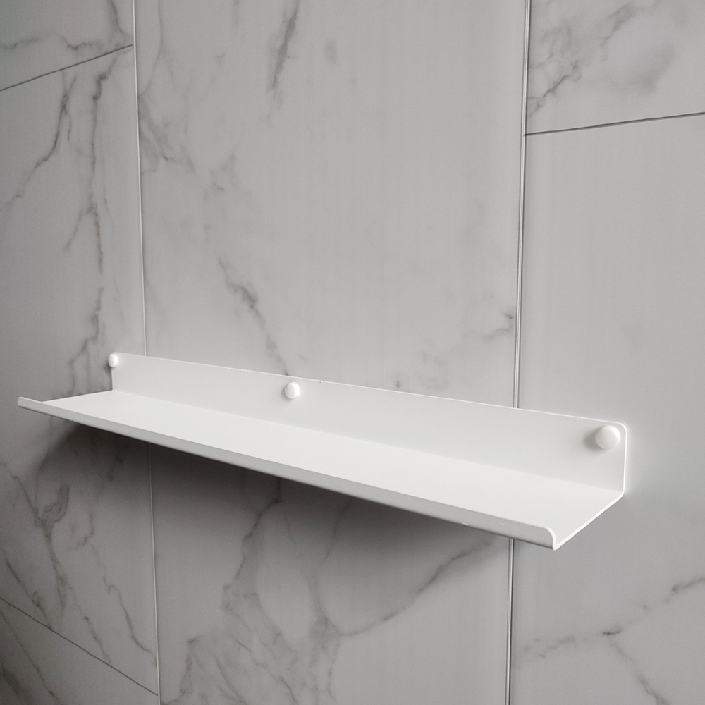 Полка MetaDec Plain настенная прямая, 50х10см белая, 1шт