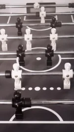 Игровой стол - футбол «Enterprise» (141 х 76 х 92 см) жетоноприемник