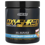 EHPlabs, OxyShred Hardcore, термогенное средство для сжигания жира, кислые жуткие насекомые, 284 г (10,02 унции)