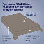 Простыня BuyRelax (перкаль)