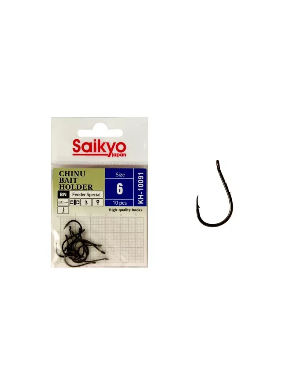 Крючки для рыбалки Saikyo KH-10091 BN CHINU BAIT HOLDER