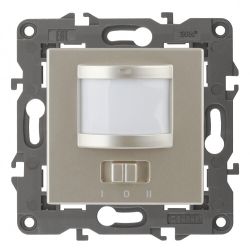 14-4103-04 ЭРА Датчик движения 2-проводной, 180-240В, 200Вт, IP20, Эра Elegance, шампань