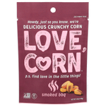 Love Corn, хрустящая кукуруза, копченый барбекю, 45 г (1,6 унции)