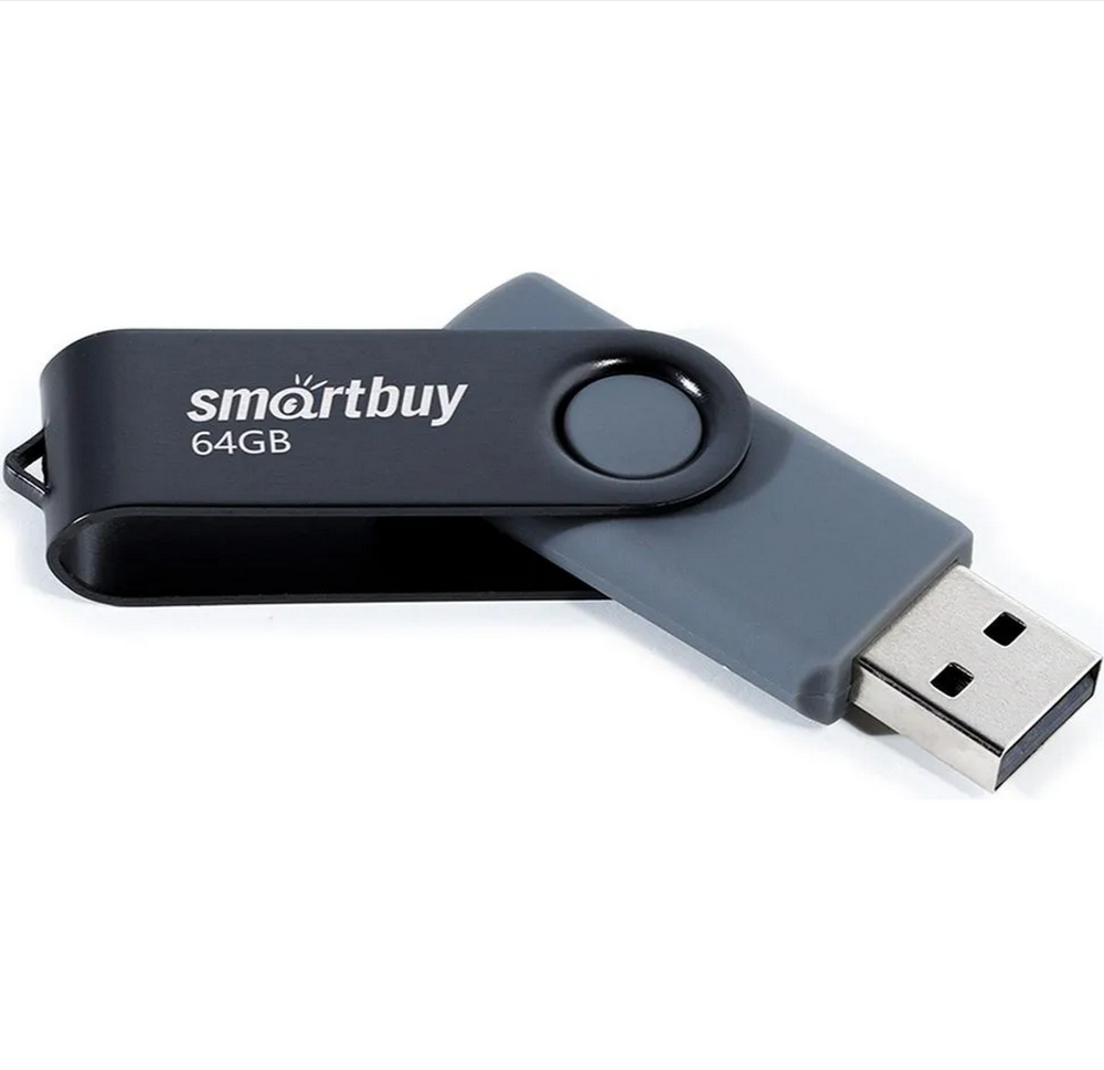 USB накопитель 64GB Smartbuy Twist series USB 2.0